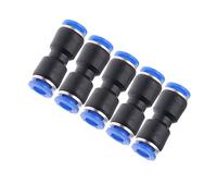 TOYZFRIENDY Raccords Rapides pour Tuyau D'arrosage 6 Mm, Lot de 5 Pièces pour Pulvérisation Horticole, Connecteurs Droits pour Brumisateur Haute Pression, Adaptés Irrigation de Serrage et Jardin