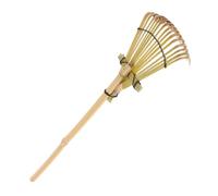 TOYZFRIENDY Râteau de Jardin Bambou Léger pour Bac à Sable et Nivellement de Sable Petit Râteau Japonais Traditionnel pour Parcs Cours et Aménagement Paysager