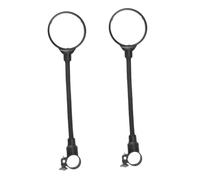 TOYZFRIENDY Rétroviseur Arrière Réglable pour Vélo et Moto Miroir Grand Angle 2 Pièces Verre HD Compatible Guidon Adapté Cyclisme Route et Vtt