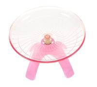 TOYZFRIENDY Roue Exercice pour Petits Animaux Disque Non Course Rose Roue Fitness pour Hamster Rat et Petits Rongeurs et Confortable