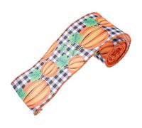 TOYZFRIENDY Ruban Cadeau Automne Résistant à Usure pour Décoration Thanksgiving Ruban Satin Large pour Cadeau DIY Fête des Récoltes