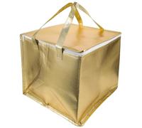 TOYZFRIENDY Sac Repas Isotherme Capacité Importante avec Fermeture Éclair Dorée Sac Livraison Alimentaire Isolé pour Bureau École Camping et Transport Sécurisé des Aliments