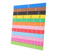 TOYZFRIENDY Set de Bandes Magnétiques de Fractions Éducatives Montessori pour Garçon Fille Outil Logique pour Comprendre Addition Soustraction et Équivalence des Fractions
