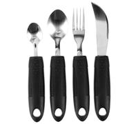 TOYZFRIENDY Set de Couverts Adaptés Anti-tremblements pour Personnes Âgées Portable et Fourchette et Cuillère Ergonomiques pour Arthrite et Handicap Ustensiles Faciles à Nettoyer et Utiliser