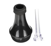 TOYZFRIENDY Set de Sourdine Trompette Abs pour Débutants Mini Sourdine Noire avec Embouchure Transparente Accessoire Pratique pour Bruit et Modification Sonore