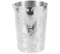 TOYZFRIENDY Shaker à Cocktail en Acier Inoxydable 304 Gravé Gobelet Mélangeur pour Barman Pichet à Cocktail Robuste pour Bar et Préparation de Boissons