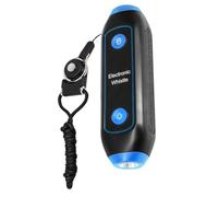 TOYZFRIENDY Sifflet Électronique Multifonction avec Sos Lumineux et Lampe Torche Sifflet Arbitre et Entraîneur avec Lanière Abs pour Compétition Sportive Sécurité et Entraînement Extérieur