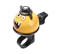 TOYZFRIENDY Sonnette de Vélo Garçon et Filles Jaune Ultra-puissante, Cloche à Motif de Dessin Animé Pliable, Accessoire VTT et Vélo Route, Sonnette Décorative Amusante pour Sécurité Cycliste