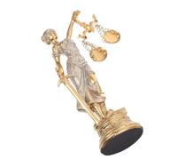 TOYZFRIENDY Statue Déesse de Justice Résine Sculpture Lady of Justice avec Balance et Décoration Bureau Avocat Ornement Symbolique pour Maison et Cabinet Juridique