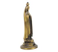 TOYZFRIENDY Statue Vierge en Alliage de Zinc Figurine Religieuse Vintage pour décoration de Bureau et Salon Ornement Compact pour Maison et église