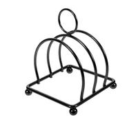 TOYZFRIENDY Support à Pain De Mie Multifonction 3 Compartiments Acier Inoxydable Noir Vertical Gain De Place La Cuisine Rangement Pain Tranches Toasts Polyvalent