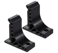 TOYZFRIENDY Support pour Arc Recourbé Noir, Paire Adhésive Option Fixation Vis, Matériau Solide Coussinet Mousse Anti-Chocs, Accessoire de Tir à L’Arc pour Chasse et Loisirs en Plein Air