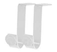 TOYZFRIENDY Supports De Tringle à Rideaux en Fer Blanc, Lot De 2, pour Tringle De 5/8 Pouces, Fixation Murale Stable, Adaptés pour Pièces à Vivre, La Cuisine Et Salle De Bain