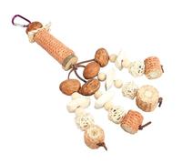 TOYZFRIENDY Suspendu pour Calopsittes et Perruches Résistant Mastication à Mâcher pour Cages Oiseaux Moyens Divertissement et Stimulation pour Perroquets