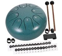 TOYZFRIENDY Tambour Langue Acier Lotus Pan Drum Tons Steel Tongue Drum Set pour Yoga Éducation avec Partition Anglaise