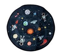 TOYZFRIENDY Tapis De Sol Rond De Dessin Animé 60 Cm en Matériau Lavable Antidérapant pour Chambre à Coucher Salon Et Vestiaire, Tapis Décoratif Multifonction pour Intérieur