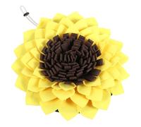 TOYZFRIENDY Tapis Renifleur pour Chiens Forme Tournesol Mat Apprentissage Lent pour Mâcher Soulage Stress et Favorise Digestion