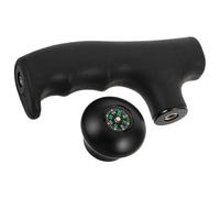 TOYZFRIENDY Trekking Pole Handle Grip with Built-in Compass Lightweight Replacement Knob for Hiking Rod Camping Cane Accessory Easy Installation for Mountaineering and Backpacking