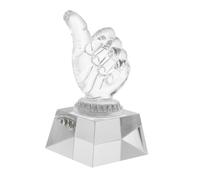 TOYZFRIENDY Trophée Transparent Trophée Décoratif Façonné Main Fourniture De Prix pour Décoration Intérieure