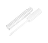 TOYZFRIENDY Tube à Lèvres Vide Transparent 10 Pcs 2,5 Ml Rond Pour Brillant à Lèvres Voyage Usage Cosmétique Pratique Couvercle Blanc