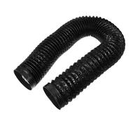 TOYZFRIENDY Tuyau Évacuation Sécheuse Flexible Aluminium Noir Gaine Ventilation Isolée pour Climatisation Conduit Échappement Installation Facile pour Sèche-linge Standard