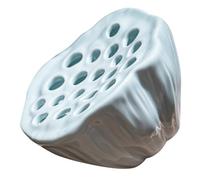 TOYZFRIENDY Vase Céramique Lotus Décoratif Moderne pour Fleurs Séchées Pot pour Table à Manger Vase Intérieur Unique pour Arrangement Floral et Culture Hydroponique