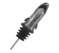 TOYZFRIENDY Verseur Bec Zinc Créatif Forme de Requin Distributeur de Vin et Huile avec Couvercle Anti-poussière Contrôle Précis Du Débit Accessoire pour Bouteilles de Bar et Cuisine