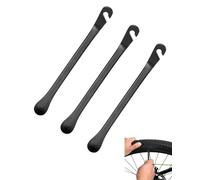 TOZBLEU 3 Pcs Demonte pneus Velo,Kits de réparation,Démonte-Pneu en métal, Outil de démontage de réparation de Pneu de vélo, Outil Velo,Wheel Tire Lever Repair Tool Kit