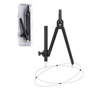TOZBLEU Compas de Géométrie et Système de Blocage, Compas de Précision Réglable en Plastique pour Dessin Technique, Compas Menuisier et Compas de Précision pour Étudiants,Bureau et Architecture