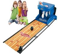 TozMvi Bowling électronique Pliable De 3,5 M, Jeu Familial D'intérieur, Jeu Interactif pour Enfants Et Adultes,Jeu de Boules de Bowling d'intérieur