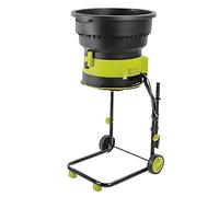 TozMvi Broyeur De Jardin électrique 2 500 W, Vitesse De Rotation De 8 000 TR/Min, Broyeur De Feuilles électrique, Broyeur De Feuilles sans Lame pour Débris De Jardin 10mpowercord