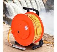 TozMvi Détecteur De Niveau d'eau Souterraine Portable avec Alarme Sonore. Jauge De Niveau d'eau pour L'inspection des Canalisations. Ruban d'acier. 100m/328ft