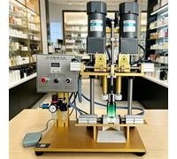 TozMvi Scelleuse De Capsules à Visser Pneumatique Portative avec Compteur Et Pédale pour Capsules Plates Et Pointues.Machine de capsulage pneumatique Semi-Automatique 12to60mm