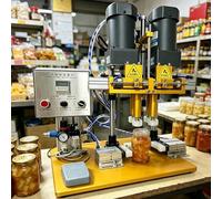 TozMvi Scelleuse De Capsules à Visser Portative Multi-Tailles pour Bouteilles en Plastique. Utilisation,Machine de capsulage pneumatique Semi-Automatique 18to150mm