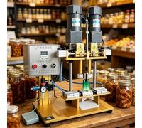 TozMvi Scelleuse De Capsules à Visser Portative Multi-Tailles pour Bouteilles en Plastique. Utilisation,Machine de capsulage pneumatique Semi-Automatique 12to60mm
