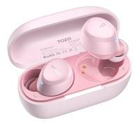 TOZO A1 Mini Écouteurs Bluetooth sans Fil Ecouteurs Bluetooth 5.3 avec ORIGX Acustique 30H Lecture EQ Ajustement Ultraléger USB Type C IPX5 Or Rose