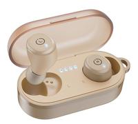 TOZO Écouteurs sans Fil T10 Bluetooth 5.3, égaliseur Personnalisable, Design Ergonomique, 55 Heures d'autonomie, boîtier de Chargement sans Fil, étanchéité IPX8, Son Puissant Kaki