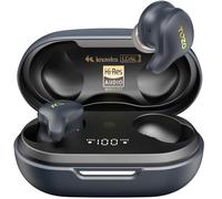 TOZO Golden X1 Écouteurs Bluetooth sans Fil, Ecoutuers Bluetooth 5.3 Réduction du Bruit Active et Ambiant IPX6, Dual Audio Casque Bluetooth sans Fil Contrôle Tactile LED Numérique EQ App Noir