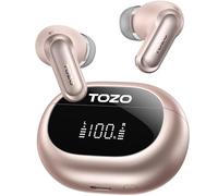TOZO NC20 Écouteurs Bluetooth Sans Fil, 80H 6Mics ENC Appels Clairs, Audio Hi-Res LDAC, AI Traduction Vocale en Temps Réel, Notes de Réunion, IPX8 Détection Automatique, Deux Connexion Charge Sans Fil