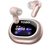 TOZO NC20 Pro Écouteurs Bluetooth sans Fil avec ANC Hybride, Écran Tactile Couleur, Audio Hi-Res LDAC, Traduction Vocale IA en Temps Réel, Notes de Réunion, 6 Mics ENC, 80 H Charge sans Fil, IPX8