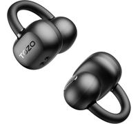TOZO OpenEarRing Écouteurs Bluetooth sans Fil Ecouteurs Bluetooth 5.1 Ultraléger avec Réduction IA de Bruit ORIGX Acoustique EQs Ajustement 40H d'Autonomie LED Écran USB Type C IPX5 Noir