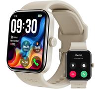 TOZO S4 Montre Connectée Femme Homme avec 1.78” Écran Smartwatch IP68 avec Multiples Fonctions de Santé et Vie 100+ Modes Sportifs Or