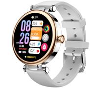 TOZO S8 Montre Connectée Femme Homme avec 1.32" AMOLED Écran Résolution 466x466 PPI Smartwatch avec Bluetooth Appel et Message Multiples Fonctions de Santé et Vie 100+ Modes Sportifs Or Rose