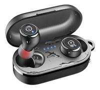 TOZO T10 Mini Ecouteurs Bluetooth sans Fil, Écouteurs Bluetooth 5.3 Stéréo avec 55H D'autonomie, EQ Personnalisé par Application, Design Ergonomique IPX8 - Noir