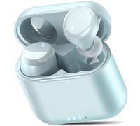 TOZO T6 Mini Écouteurs Bluetooth sans Fil Ecouteurs Bluetooth 5.3 avec Contrôle Tactile ORIGX 2.0 Acustique EQ Ajustement 50H Lecture Soutient Chargement sans Fil et USB Type C IPX8 Bleu