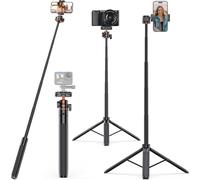 Tp-16s 145cm Mobile Phone Tripod With Remote Control Tripod With 360° Ball Head Compact Travel Tripod For Iphone Sony Canon Camera