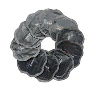 TP-B03E 10 Pièces 90 x 90 mm Patch de Réparation de Crevaison de Pneu Pour les Véhicules en Voiture, Camion, Bus, Tracteur et Agricole