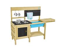 TP Cuisine D'EXTERIEUR en Bois Deluxe avec Four ET Reservoir d'eau avec Accessoires DE Jeux - Norme FSC dim L96 x l40 x h96