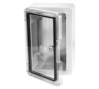 TP Electric Armoire de distribution électrique Boîtier avec porte transparente pour montage en saillie Armoire de distribution IP65 IK10 200 x 300 x 130 mm