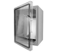 TP Electric Armoire de distribution électrique Boîtier avec porte transparente pour montage en saillie IP65 IK10 300 x 400 x 220 mm